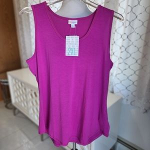 LuLaRoe Tank Top in Pink Fuchsia NWT